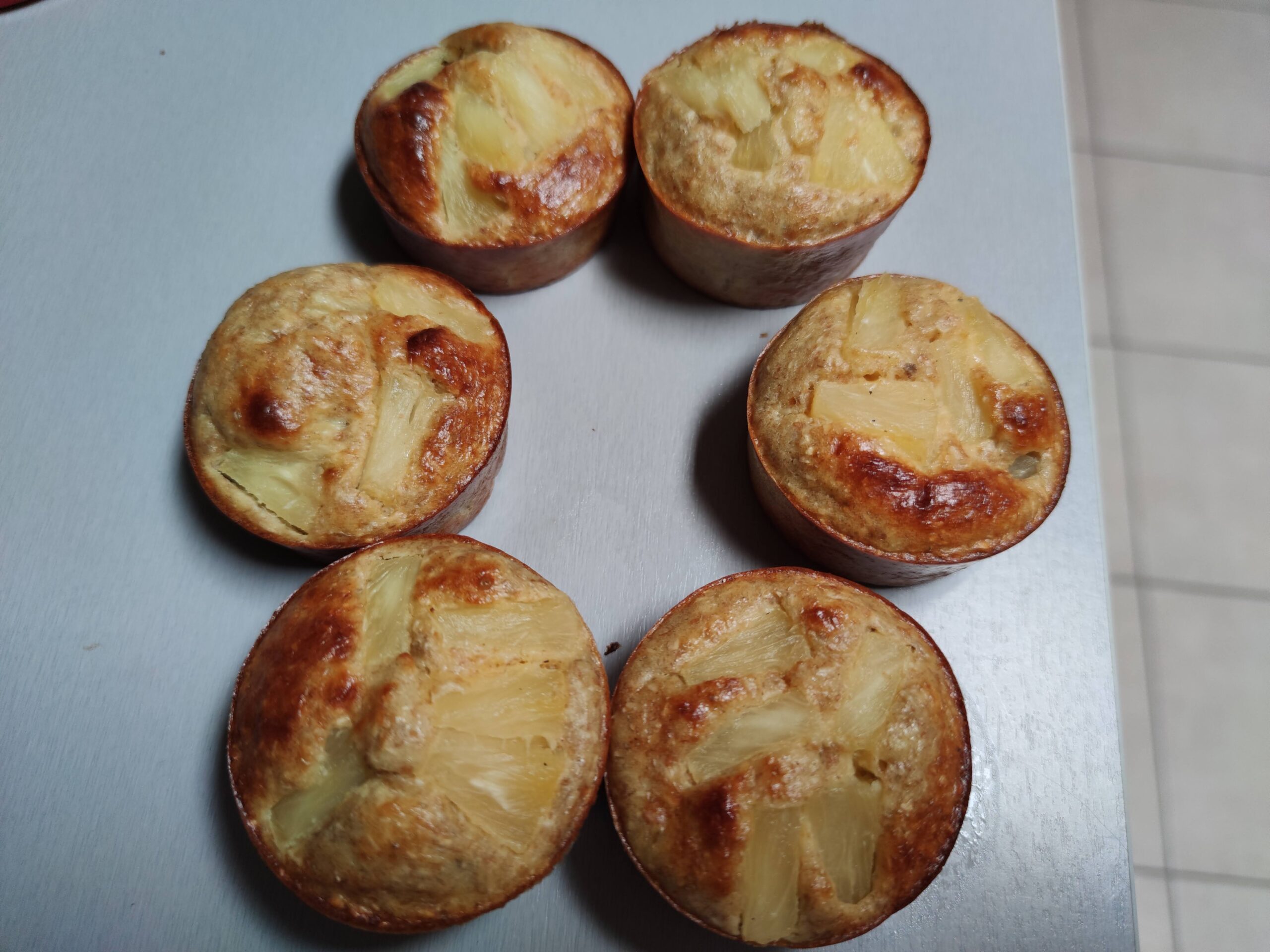 Recette de muffins ananas et coco