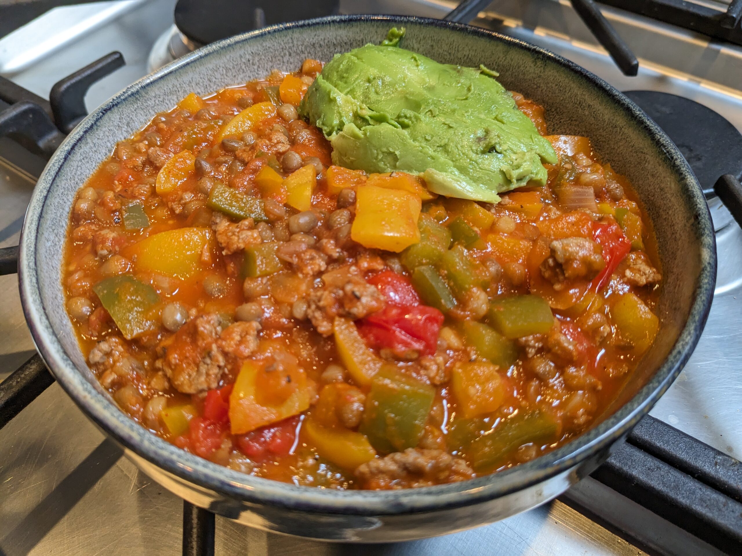 Lentilles façon chili