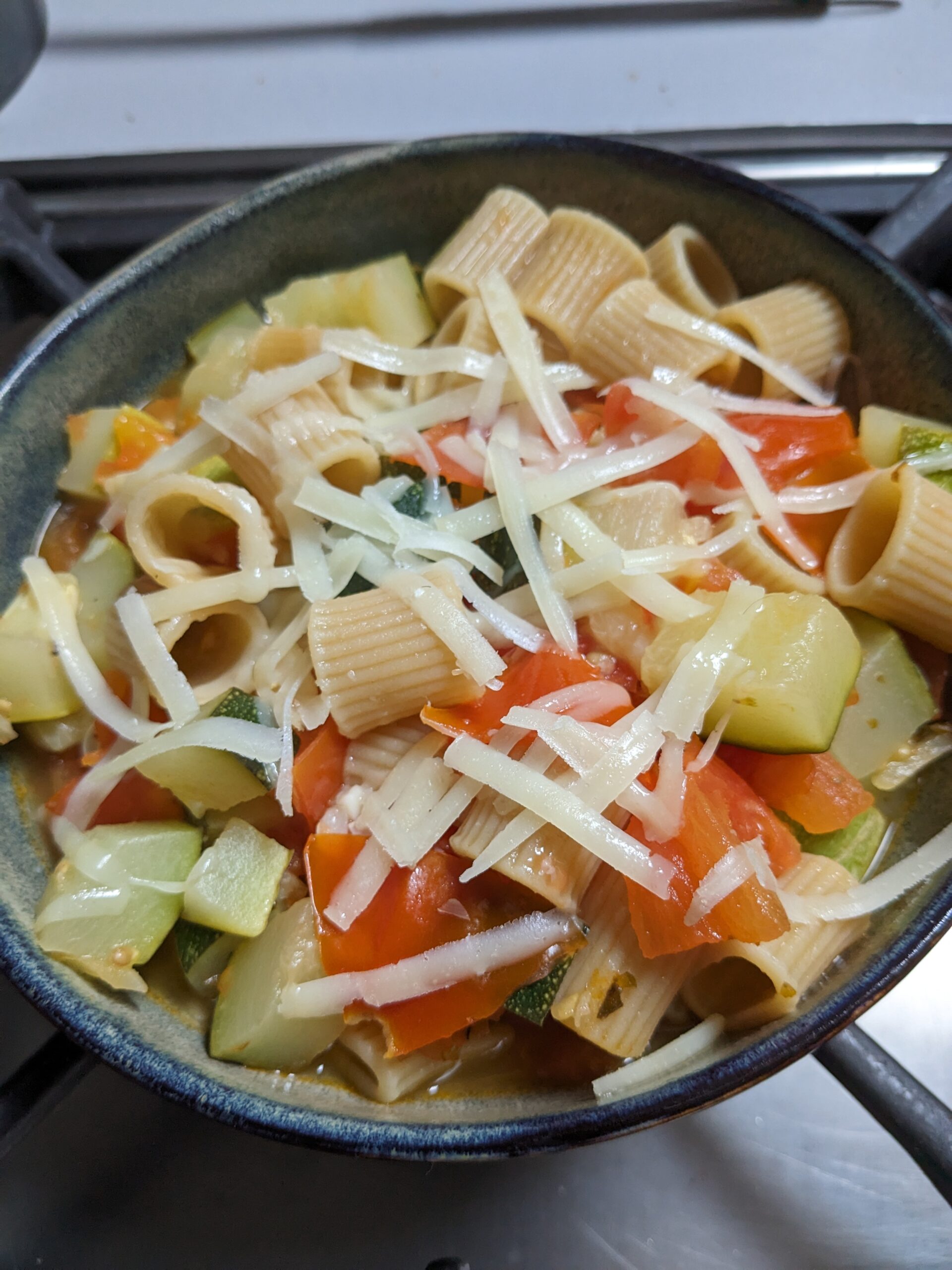 « One-Pot Pasta » aux courgettes.