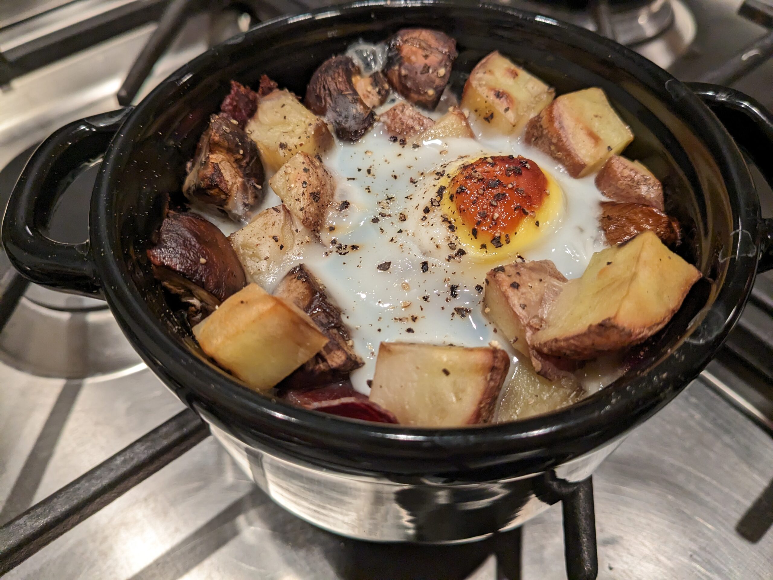 Gratin de pommes de terre à la forestière